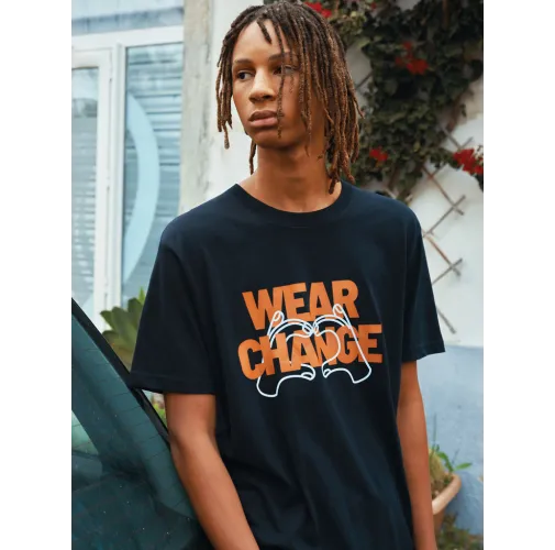 Camiseta relax de algodón reciclado IQONIQ Kakadu