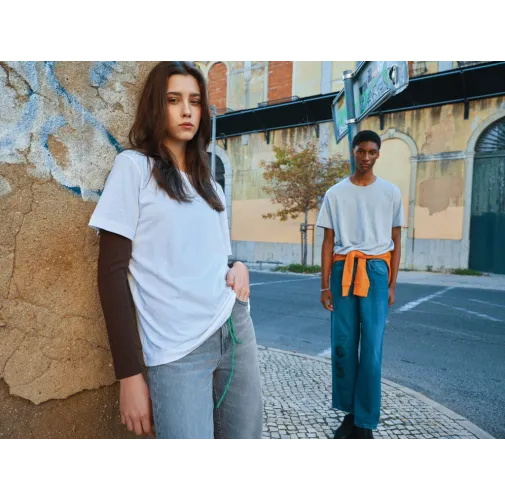 Camiseta relax de algodón reciclado IQONIQ Kakadu