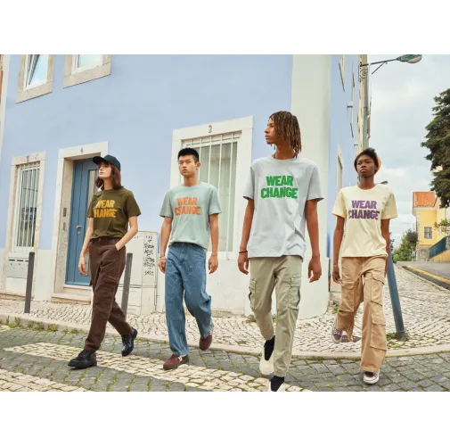 Camiseta IQONIQ Sierra de algodón reciclado ligero