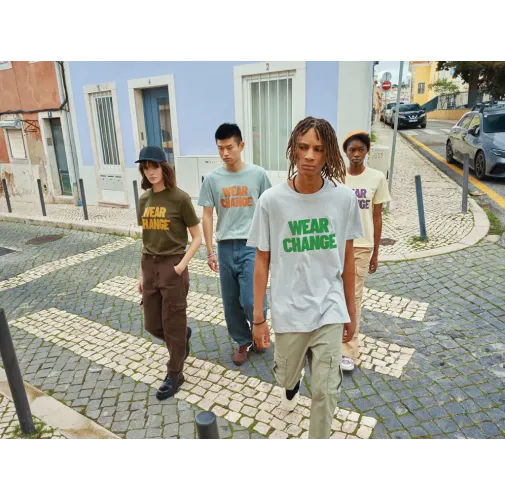 Camiseta IQONIQ Sierra de algodón reciclado ligero