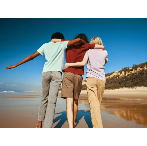 Camiseta IQONIQ Brett de algodón reciclado