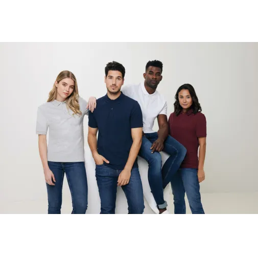 Polo IQONIQ Yosemite de algodón reciclado