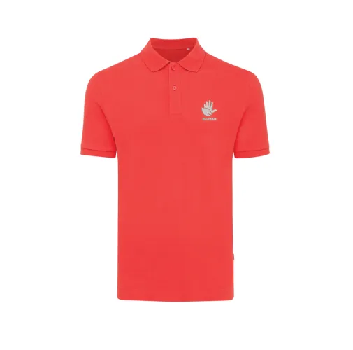 Polo IQONIQ Yosemite de algodón reciclado