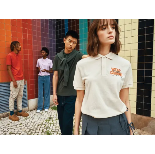 Polo IQONIQ Yosemite de algodón reciclado