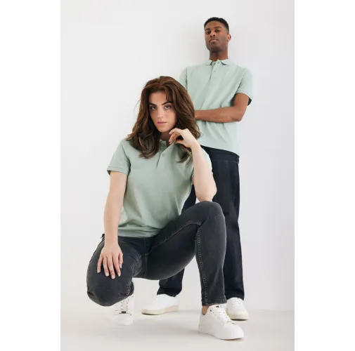 Polo IQONIQ Yosemite de algodón reciclado