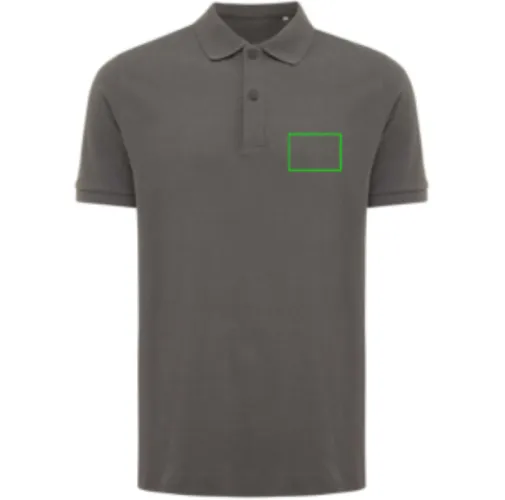 Polo IQONIQ Yosemite de algodón reciclado