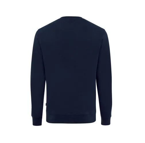 azul marino Suéter Zion cuello redondo algodón reciclado IQONIQ