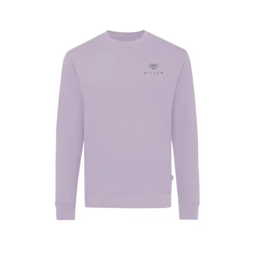 lavender Suéter Zion cuello redondo algodón reciclado IQONIQ