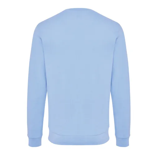 sky blue Suéter Zion cuello redondo algodón reciclado IQONIQ