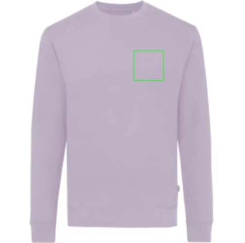 lavender Suéter Zion cuello redondo algodón reciclado IQONIQ