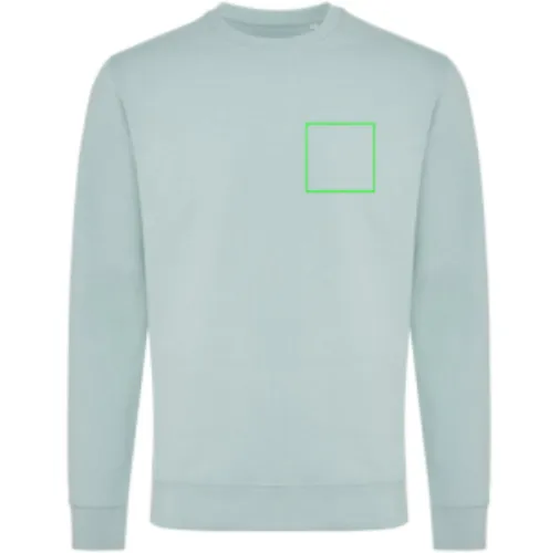 iceberg green Suéter Zion cuello redondo algodón reciclado IQONIQ