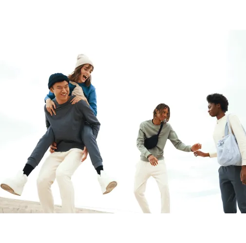 Jersey IQONIQ Denali algodón reciclado sin teñir