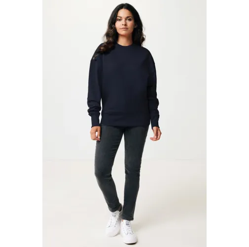 Jersey IQONIQ Kruger con cuello redondo algodón reciclado