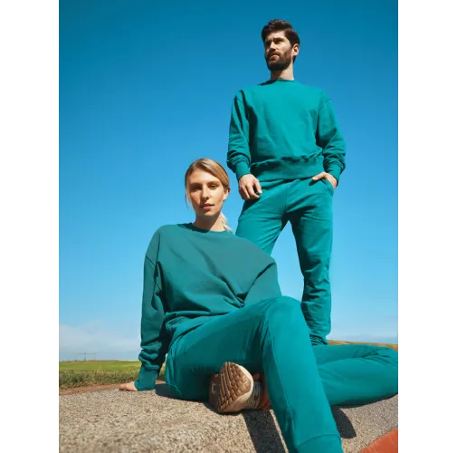 Jersey IQONIQ Kruger con cuello redondo algodón reciclado