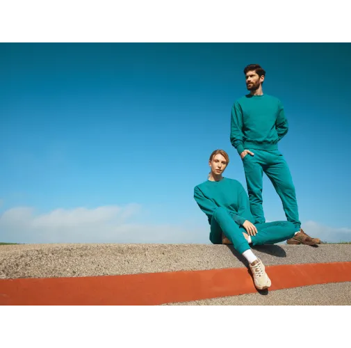 Jersey IQONIQ Kruger con cuello redondo algodón reciclado