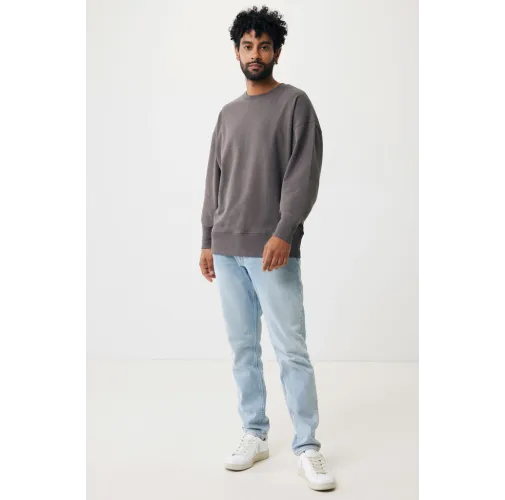 Jersey IQONIQ Kruger con cuello redondo algodón reciclado