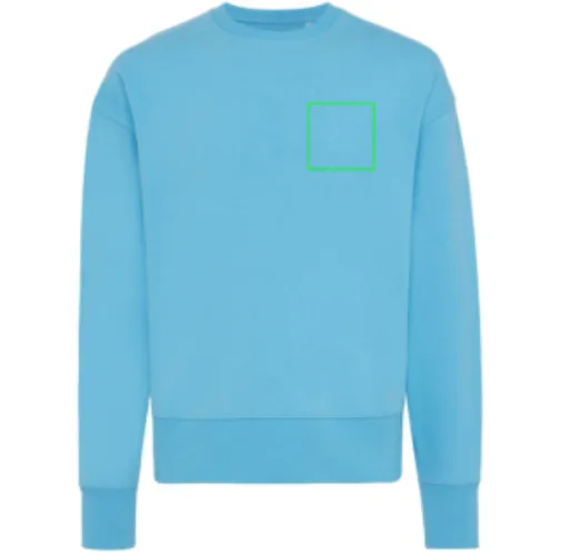 Jersey IQONIQ Kruger con cuello redondo algodón reciclado