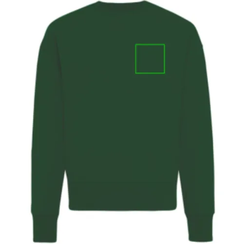 Jersey IQONIQ Kruger con cuello redondo algodón reciclado