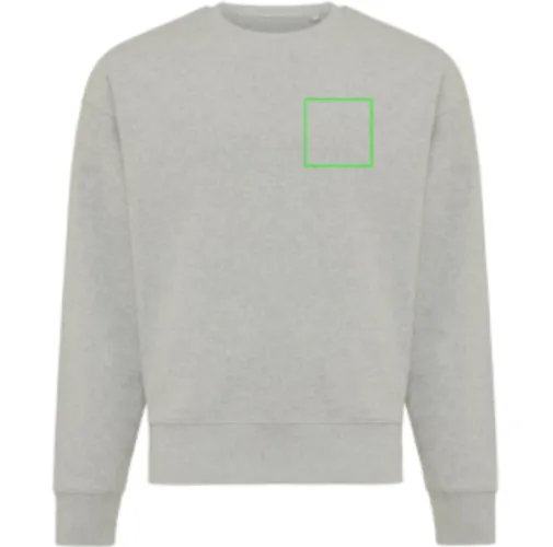 Jersey IQONIQ Kruger con cuello redondo algodón reciclado