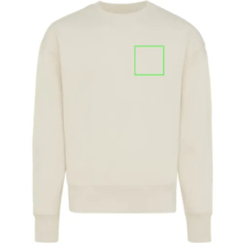 Jersey IQONIQ Kruger con cuello redondo algodón reciclado