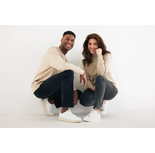 Cuello redondo de algodón reciclado IQONIQ Etosha