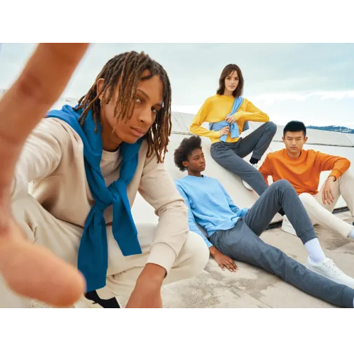 Cuello redondo de algodón reciclado IQONIQ Etosha