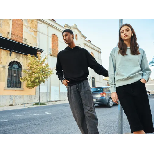 Sudadera con capucha IQONIQ Yoho algodón reciclado