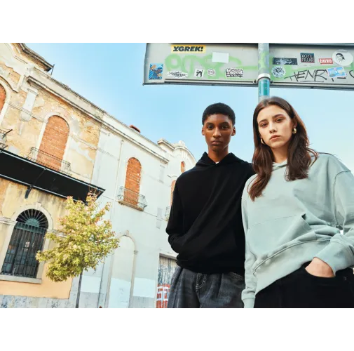 Sudadera con capucha IQONIQ Yoho algodón reciclado