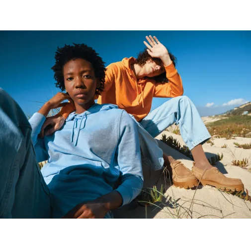 Sudadera con capucha ligera de algodón reciclado IQONIQ Rila