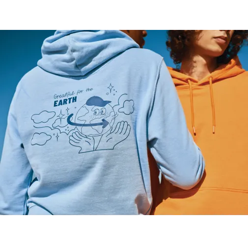 Sudadera con capucha ligera de algodón reciclado IQONIQ Rila