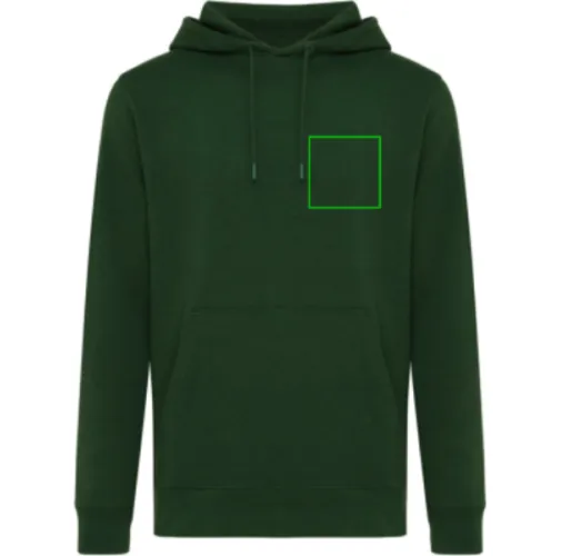 Sudadera con capucha ligera de algodón reciclado IQONIQ Rila