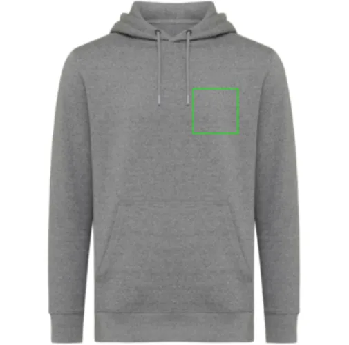 Sudadera con capucha ligera de algodón reciclado IQONIQ Rila