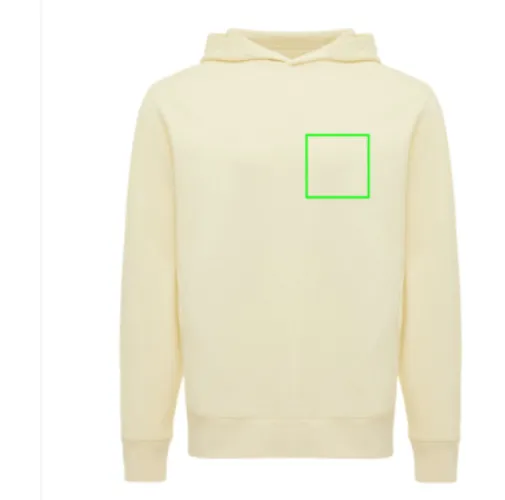 Sudadera IQONIQ Yengo con capucha algodón reciclado