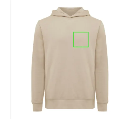 Sudadera IQONIQ Yengo con capucha algodón reciclado