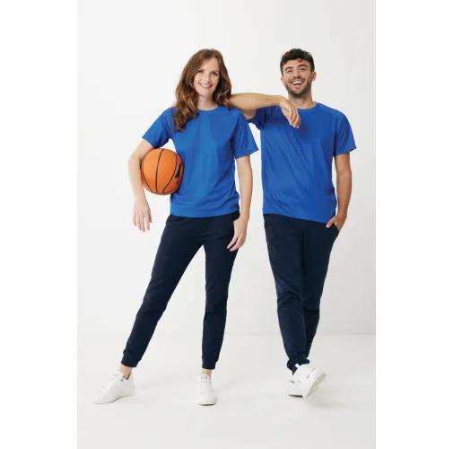 azul marino Pantalón IQONIQ Cooper de algodón reciclado