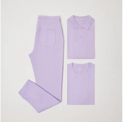 lavender Pantalón IQONIQ Cooper de algodón reciclado