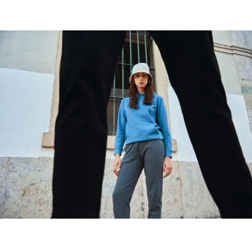 heather anthracite Pantalón IQONIQ Cooper de algodón reciclado