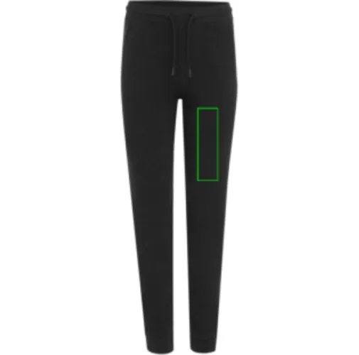 negro Pantalón IQONIQ Cooper de algodón reciclado