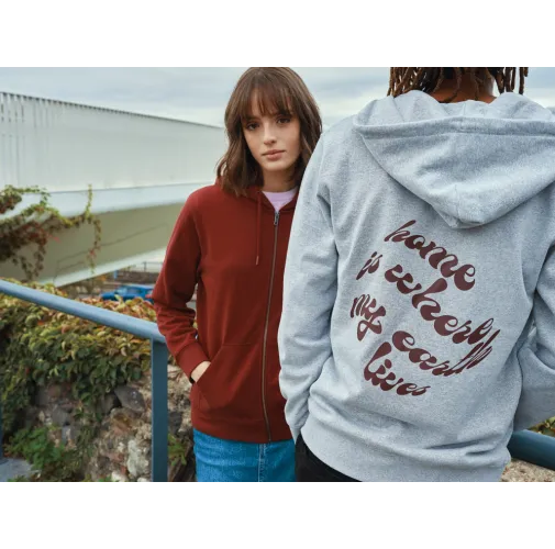 Sudadera IQONIQ Abisko con capucha algodón reciclado