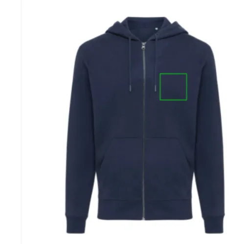 Sudadera IQONIQ Abisko con capucha algodón reciclado