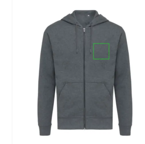 Sudadera IQONIQ Abisko con capucha algodón reciclado