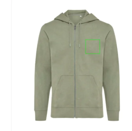 Sudadera IQONIQ Abisko con capucha algodón reciclado