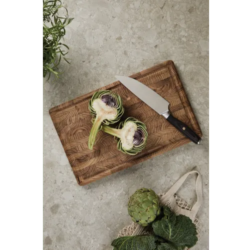 acero, marron Cuchillo VINGA Tara de acero reciclado