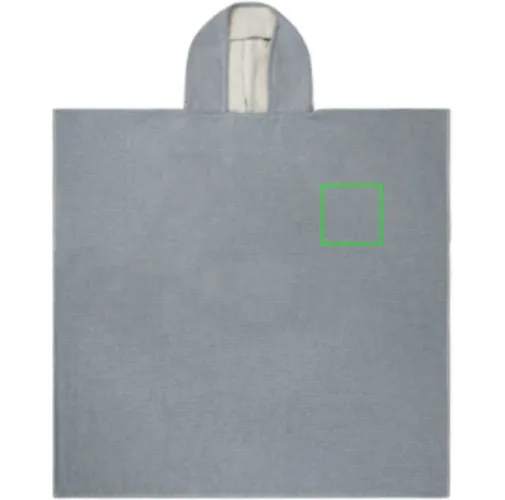 Poncho de playa de felpa VINGA Tolo hamam