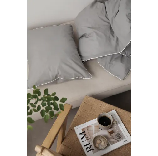 gris Juego ropa 4 pcs de cama VINGA Marston OCS algodón orgánico