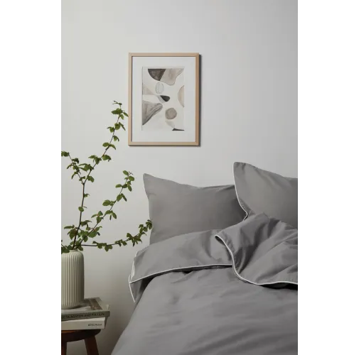 gris Juego ropa 4 pcs de cama VINGA Marston OCS algodón orgánico