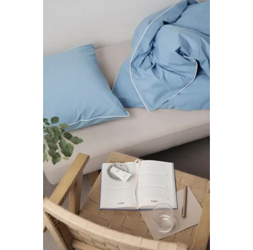 azul Juego ropa 4 pcs de cama VINGA Marston OCS algodón orgánico