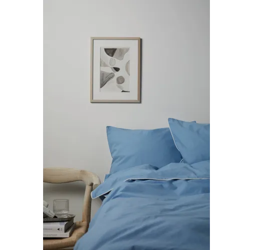 azul Juego ropa 4 pcs de cama VINGA Marston OCS algodón orgánico