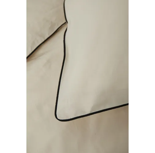 beige Juego ropa 4 pcs de cama VINGA Marston OCS algodón orgánico