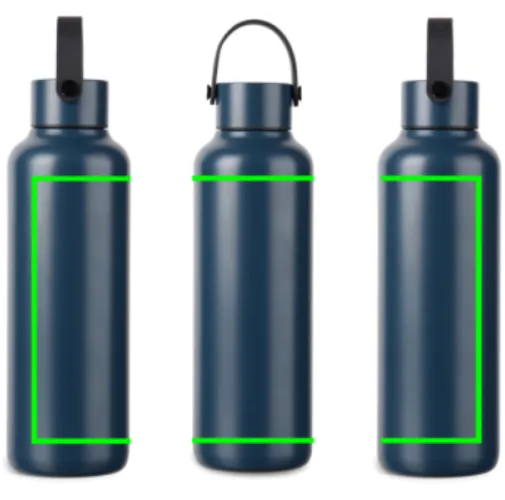 VINGA Botella ac. inox. reciclado RCS Baltimore 600 ml